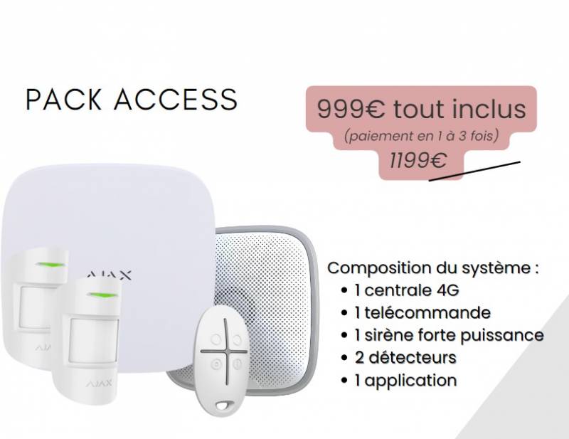 Packs d'alarme pas chers sans engagement et sans abonnement dans la Loire et le Rhône