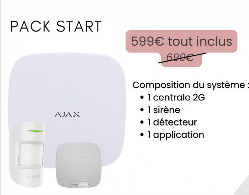 Packs d'alarme pas chers sans engagement et sans abonnement dans la Loire et le Rhône