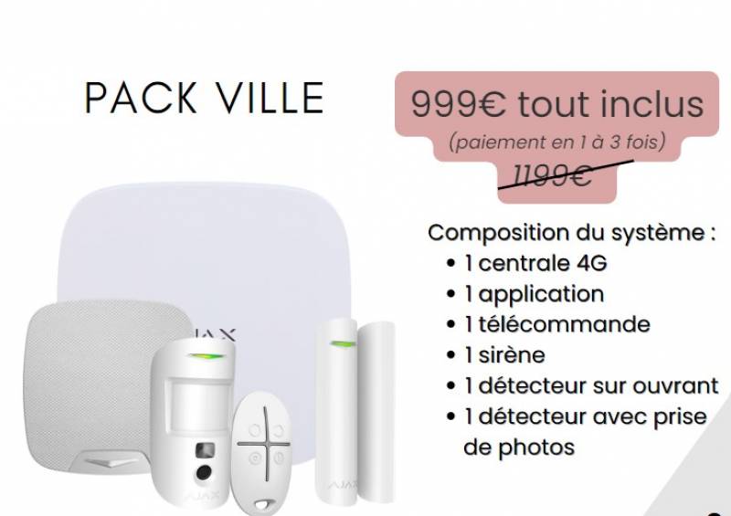 Packs d'alarme pas chers sans engagement et sans abonnement dans la Loire et le Rhône