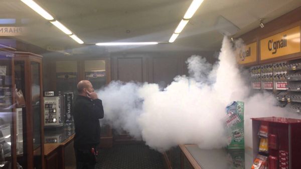 Générateur de brouillard : opacifiant avec marqueur ADN unique