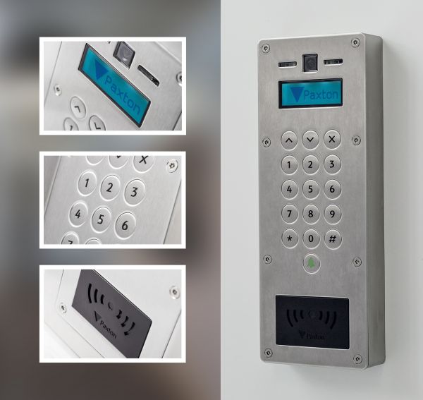 Système de Vidéophonie offrant une gestion des bâtiments et une sécurité polyvalente - PAXTON NET2 ENTRY